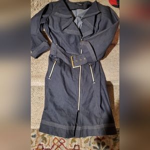 Robert louis lightweight fitted denim dress size M